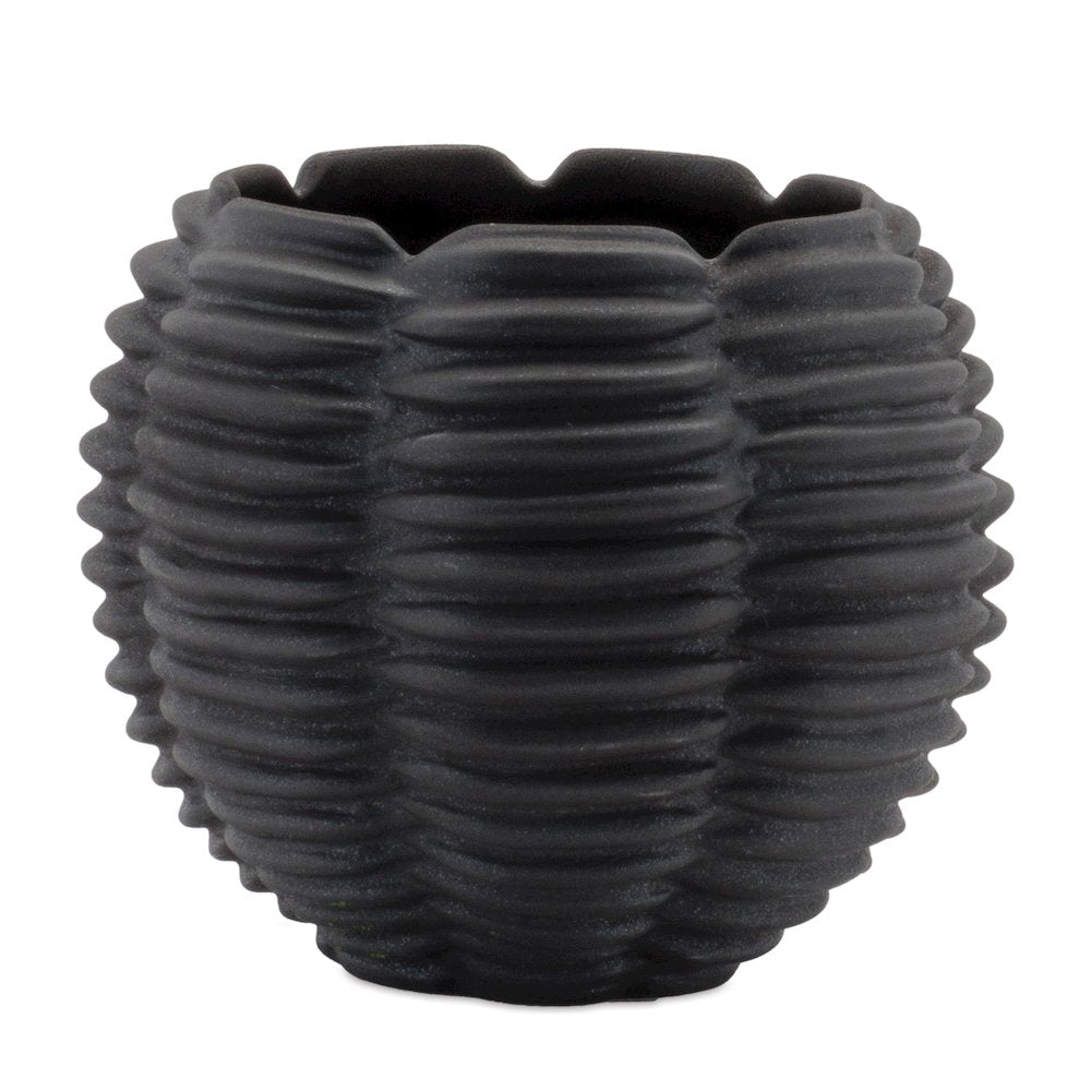 Ribbed Ceramic Bud Vase (Set of 2)