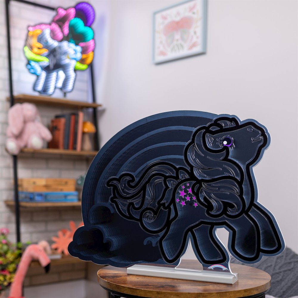 My Little Pony Blue Belle Rainbow Ekkolight 18"H