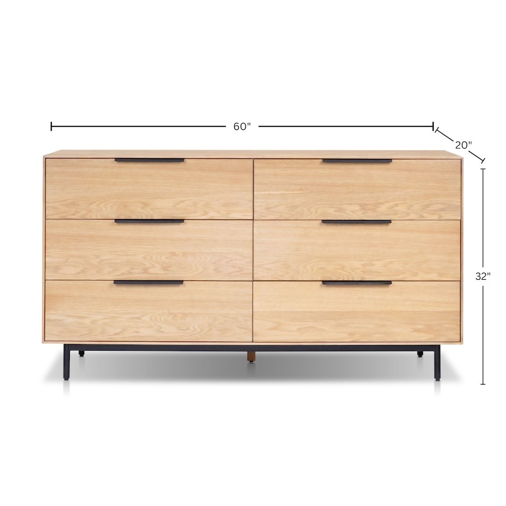 Modern Akira Dresser, Light Oak