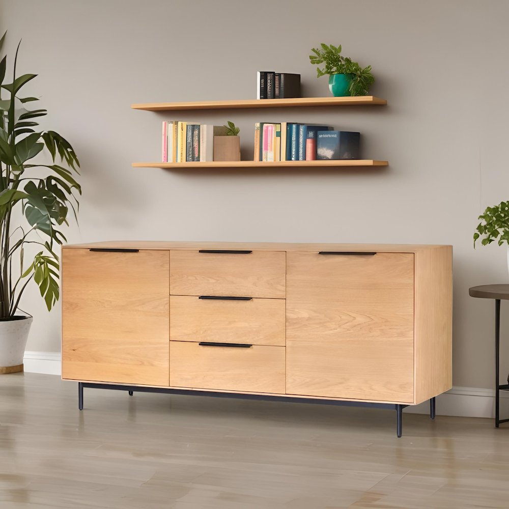 Modern Akira Sideboard, Light Oak