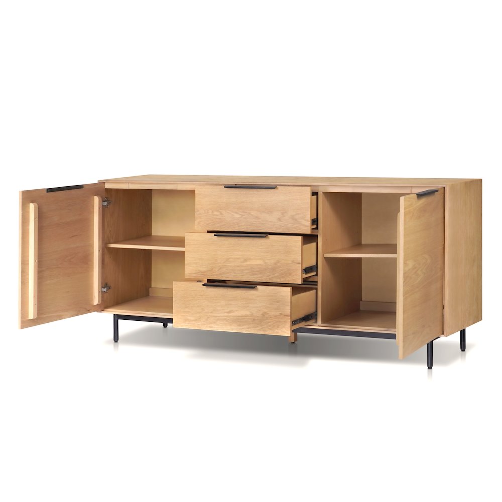 Modern Akira Sideboard, Light Oak