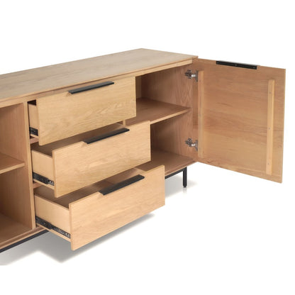 Modern Akira Sideboard, Light Oak