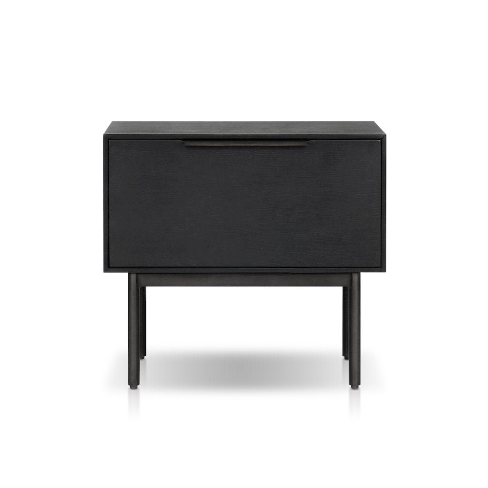 Modern Akira Nightstand, Black