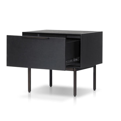 Modern Akira Nightstand, Black