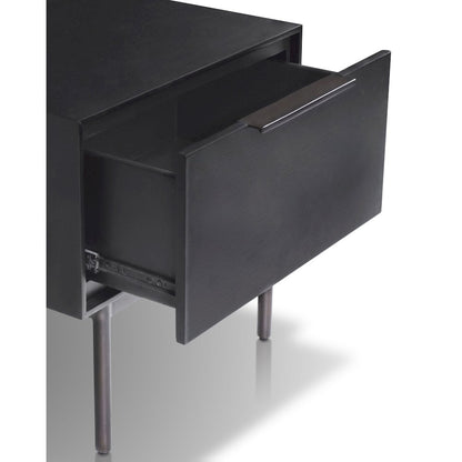 Modern Akira Nightstand, Black