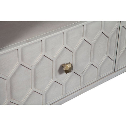 Transitional Denver TV Console, Gray