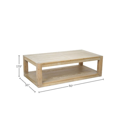 Farmhouse Angelo Coffee Table, Assembled