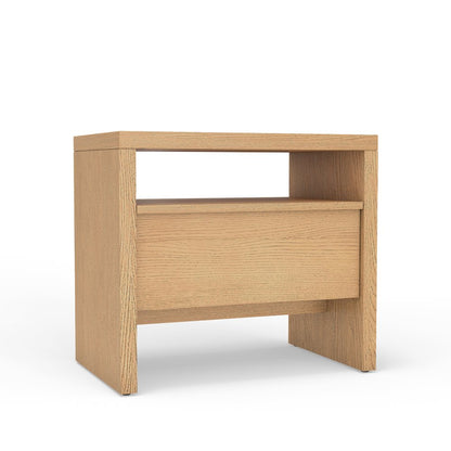 Contemporary Flo Nightstand, Natural