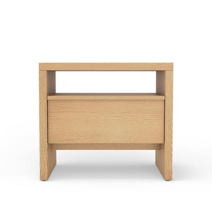 Contemporary Flo Nightstand, Natural