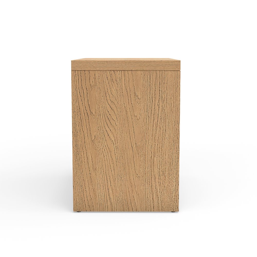 Contemporary Flo Nightstand, Natural