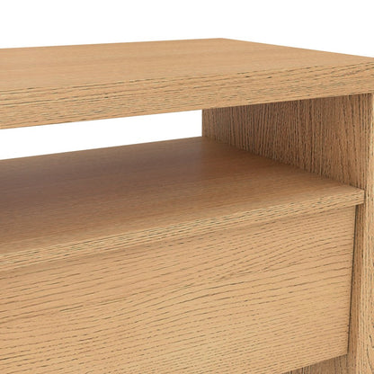 Contemporary Flo Nightstand, Natural