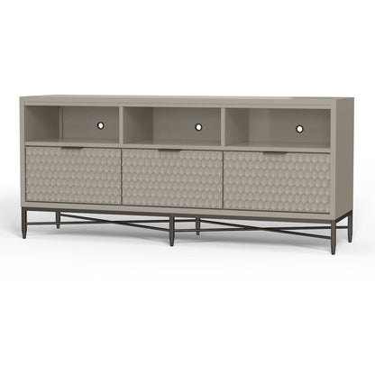 Contemporary Milo TV Console (Cement Gray)