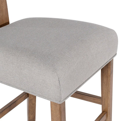 Thalia T-Back Bar Stool with Fully Upholstered Cushion