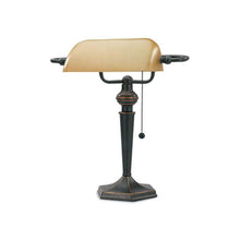 Incandescent Desk Lamp, 6.5w x 6.5d x 16h, Oil Rubbed Bronze