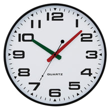 Tempus 13 inch Black Silent Sweep Slim Wall Clock