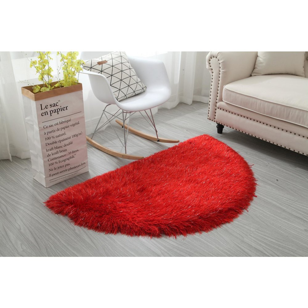 MANHATTTAN 04 RED 2'5 X 4'5 HALFMOON