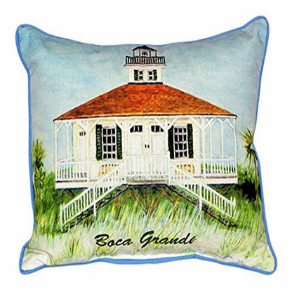 Boca Grande Lighthouse Large Indoor/Outdoor Pillow  16x20