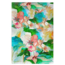 Peach Floral Guest Towel
