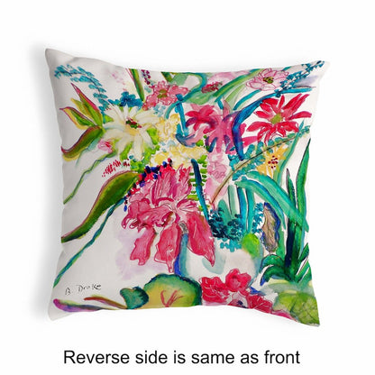 Multi Florals No Cord Pillow 18x18