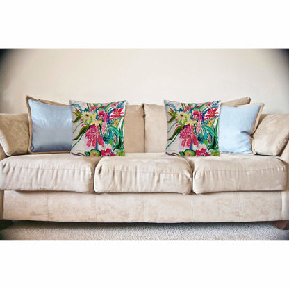Multi Florals No Cord Pillow 18x18
