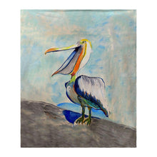 Talking Pelican Throw