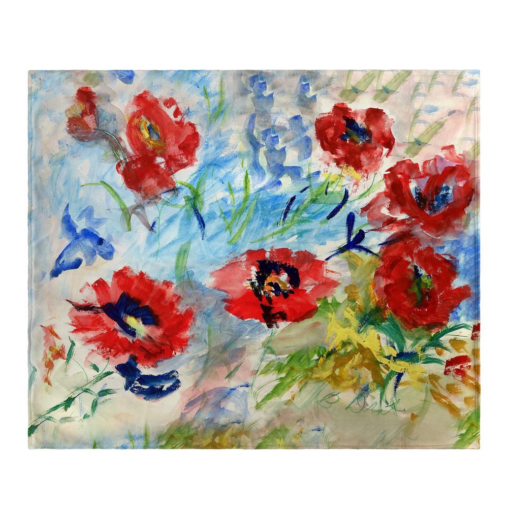 Red Poppies Throw