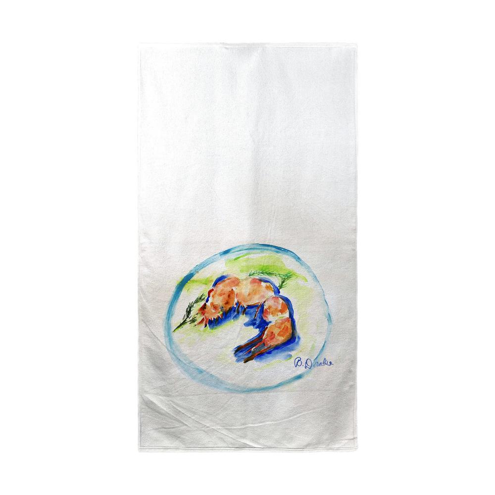Shrimp Plate Beach Towel