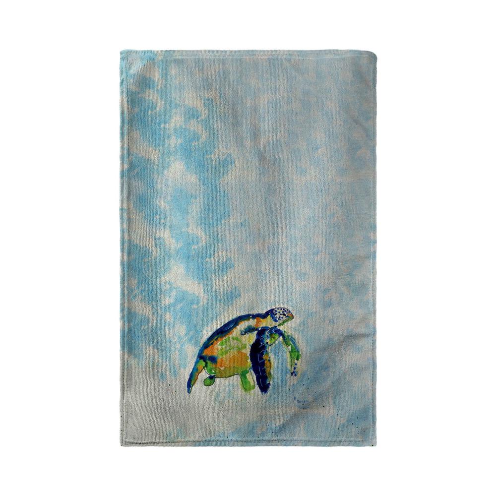 Blue Sea Turtle Beach Towel