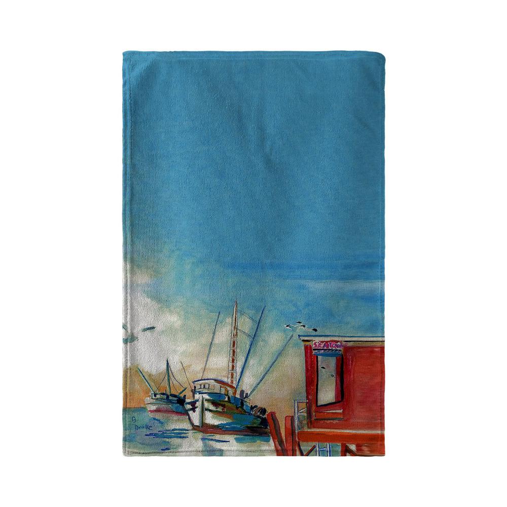 Shrimp Boat Beach Towel