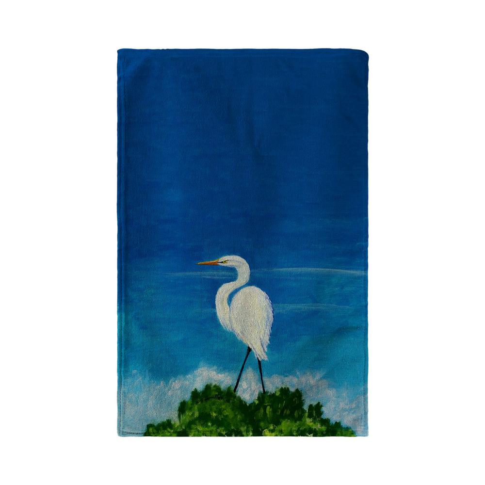 Great Egret Beach Towel