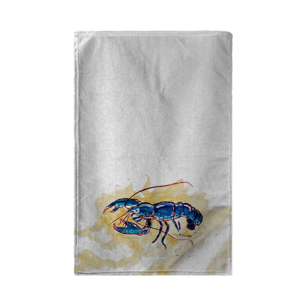 Blue Lobster Beach Towel