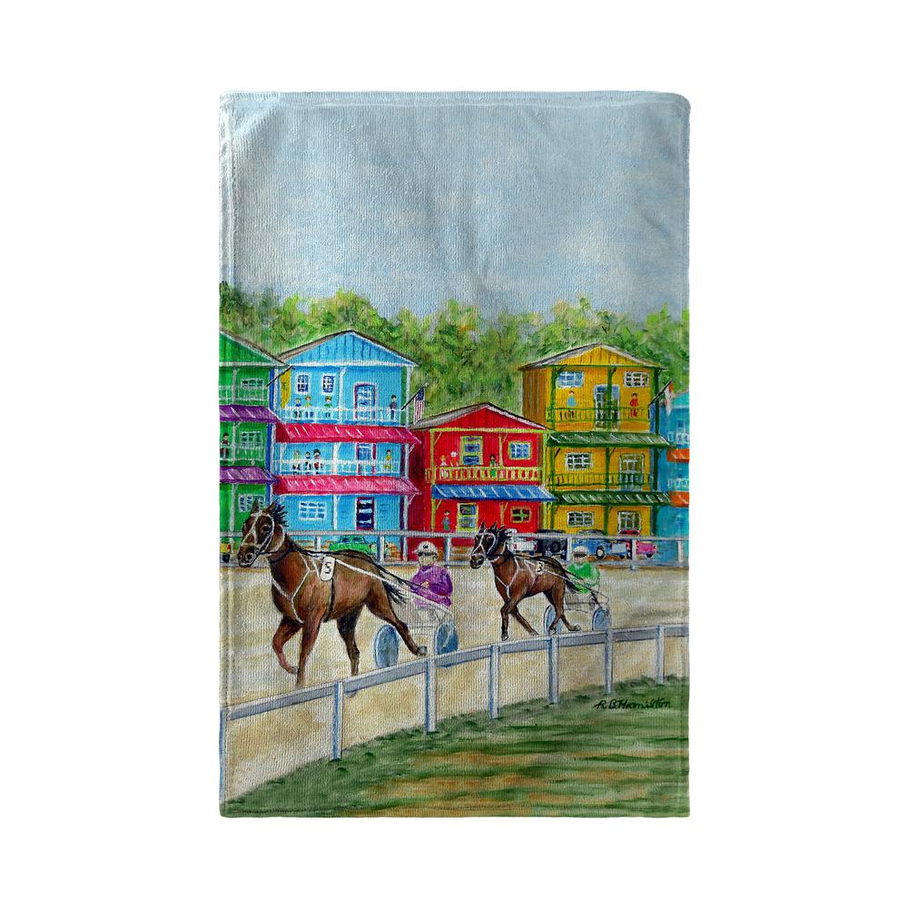 Harness Race Beach Towel