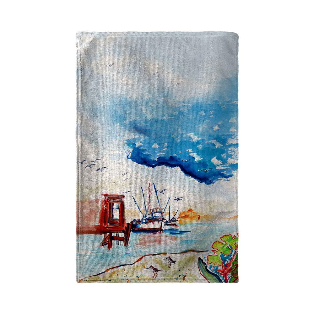 Dock & Shrimp Beach Towel