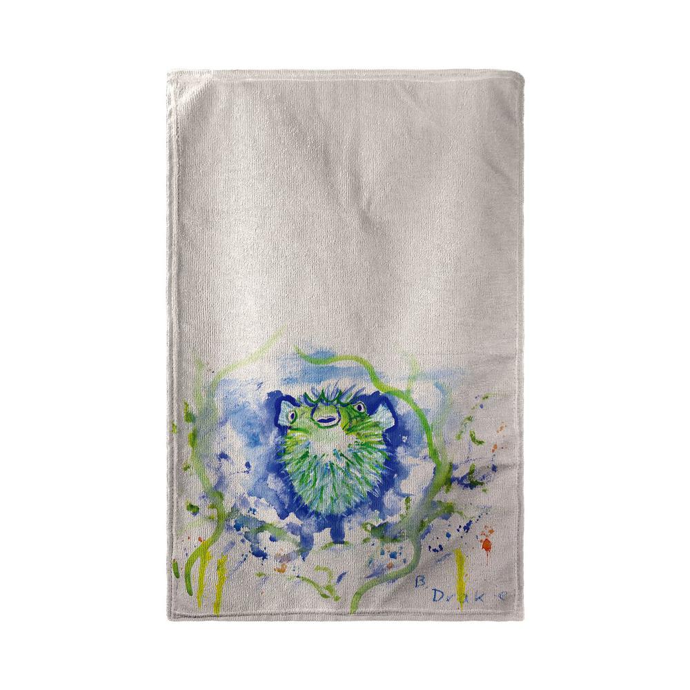 Spiny Puffer Beach Towel