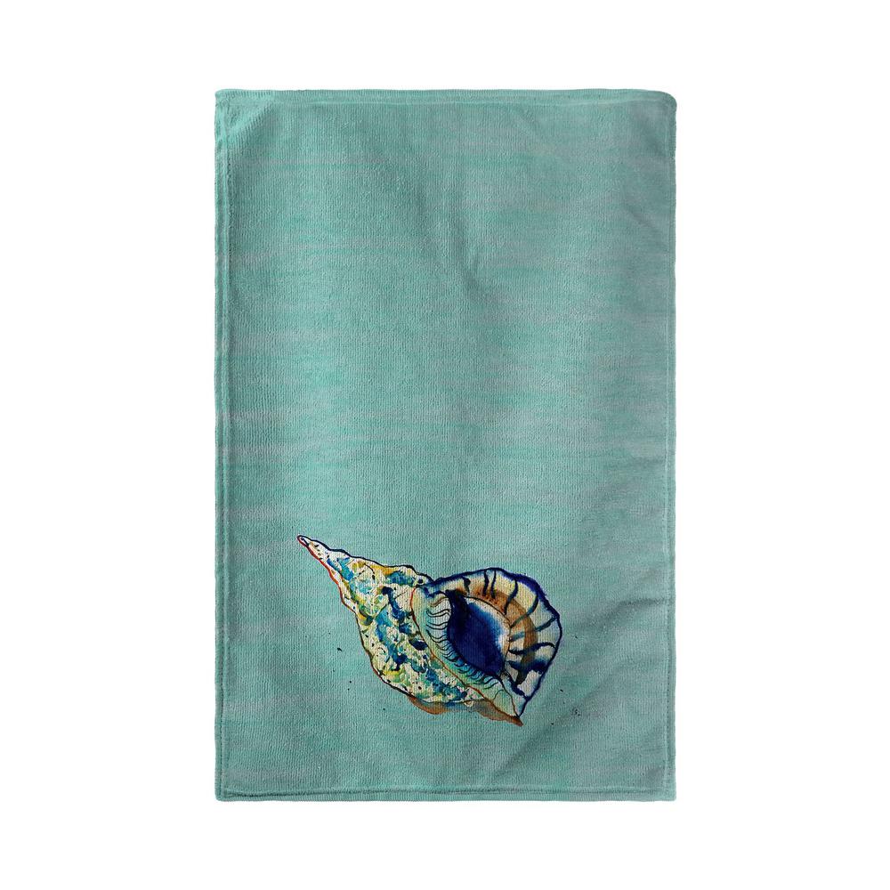 Betsy's Shell - Teal Beach Towel