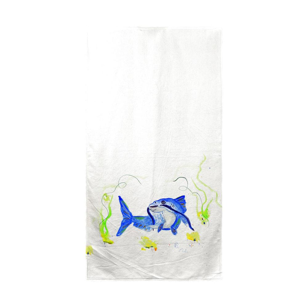 Betsy's Catfish Beach Towel