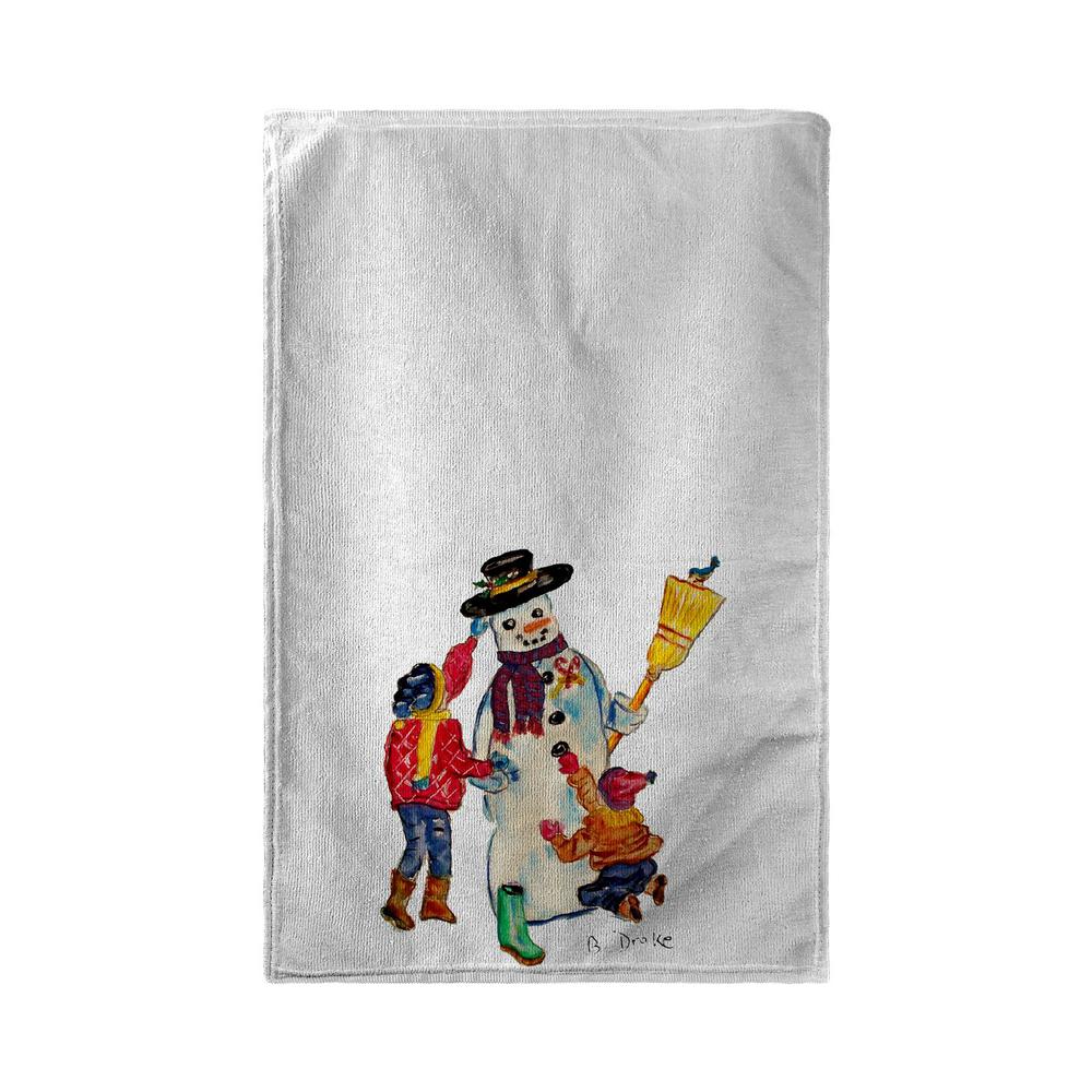 Snowman Beach Towel