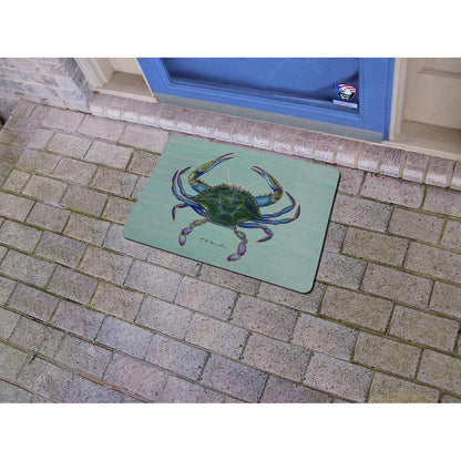 Female Blue Crab Door Mat 18x26