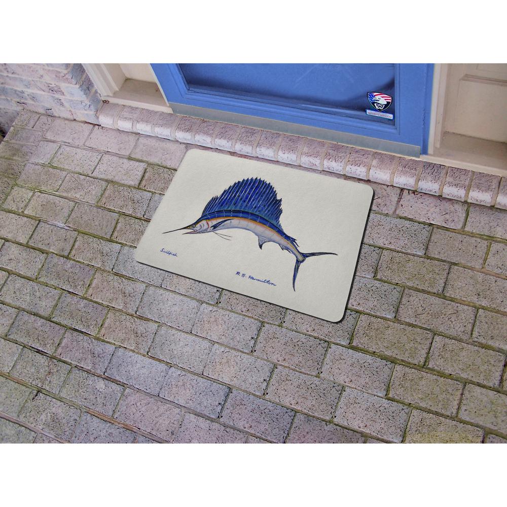 Sailfish Door Mat 18x26