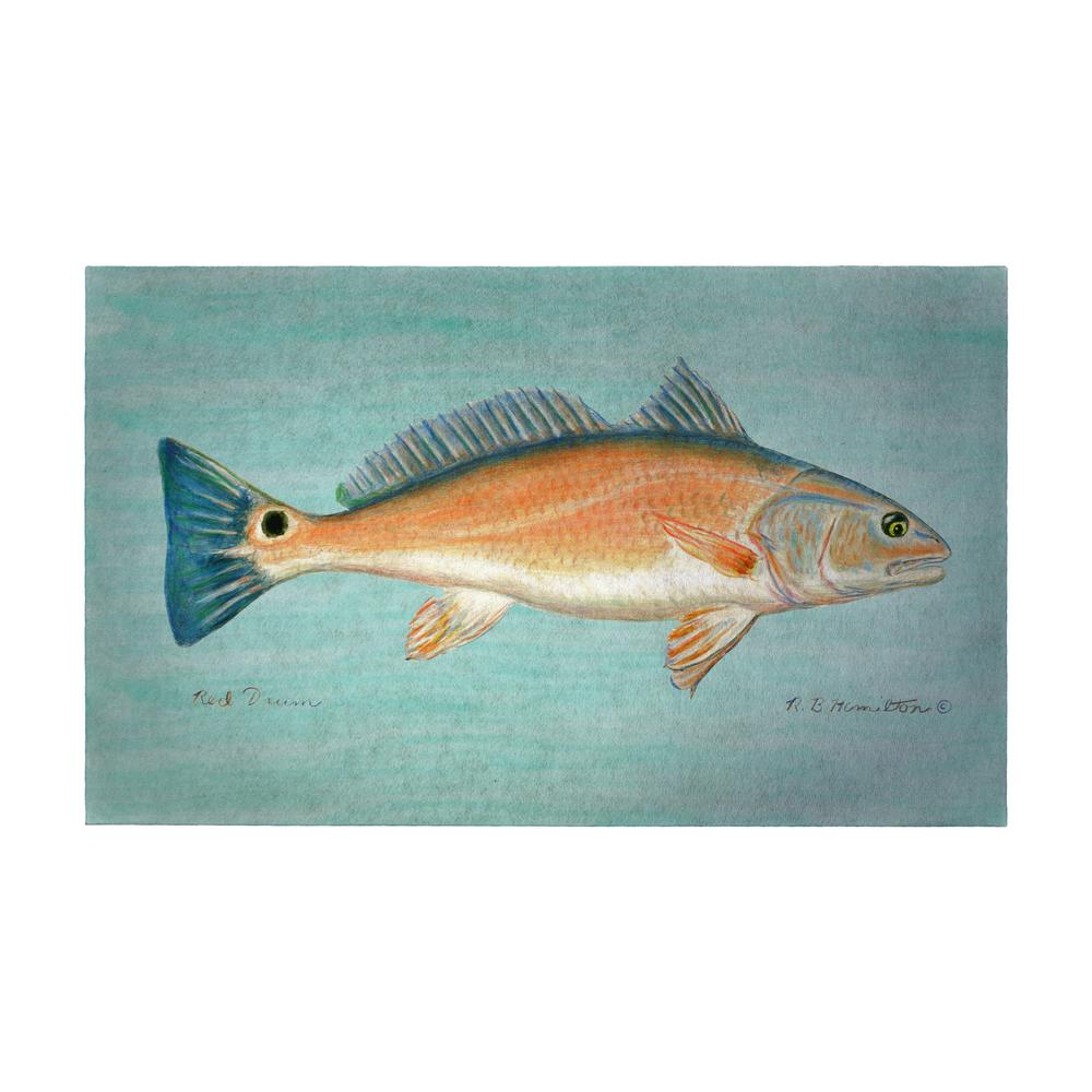 Red Drum Door Mat 30x50