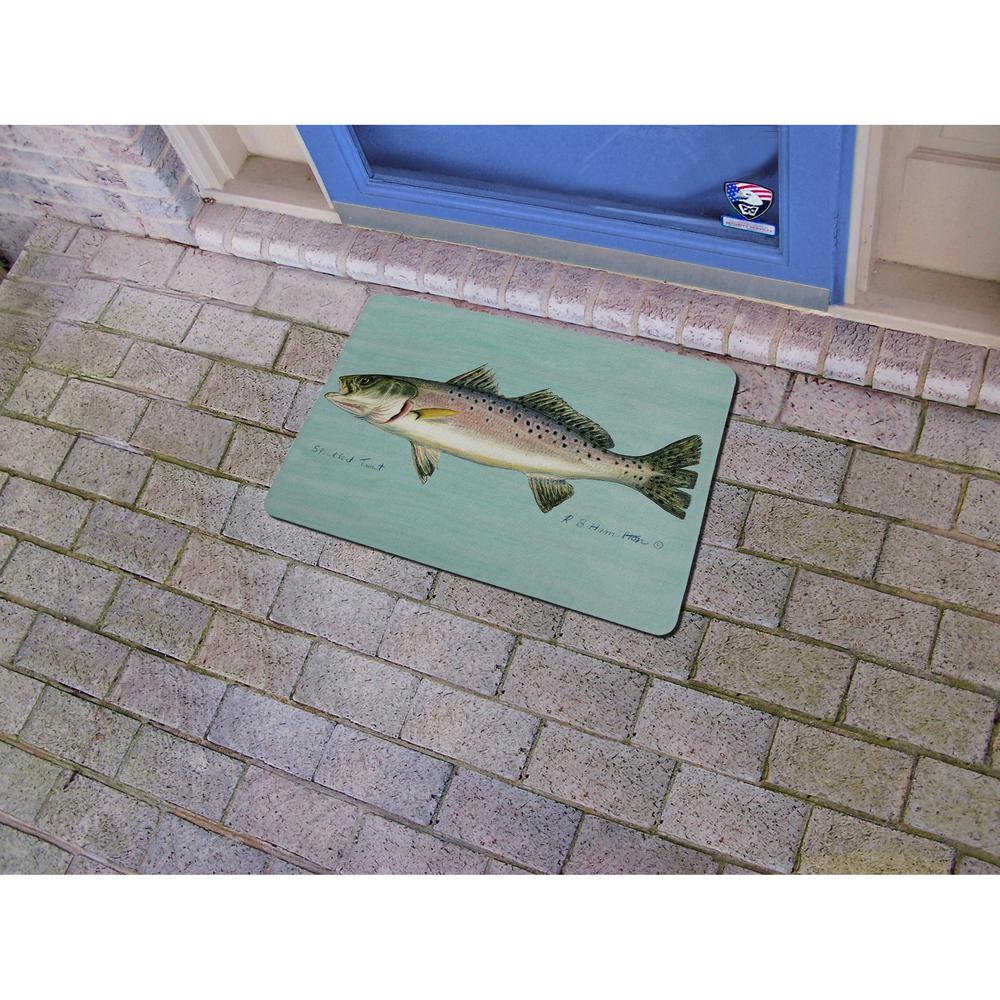 Speckled Trout Door Mat 18x26