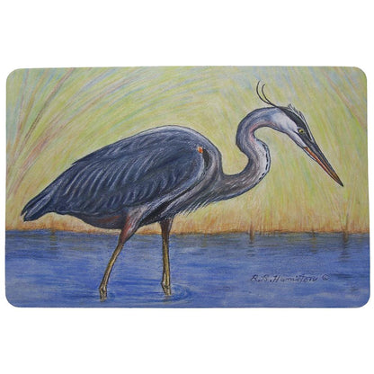 Blue Heron Door Mat 18x26