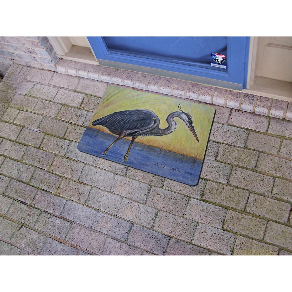 Blue Heron Door Mat 18x26