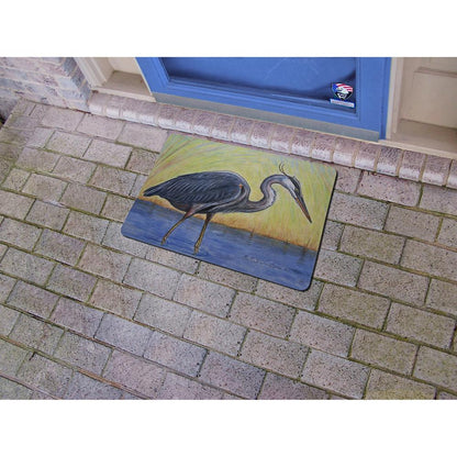 Blue Heron Door Mat 18x26