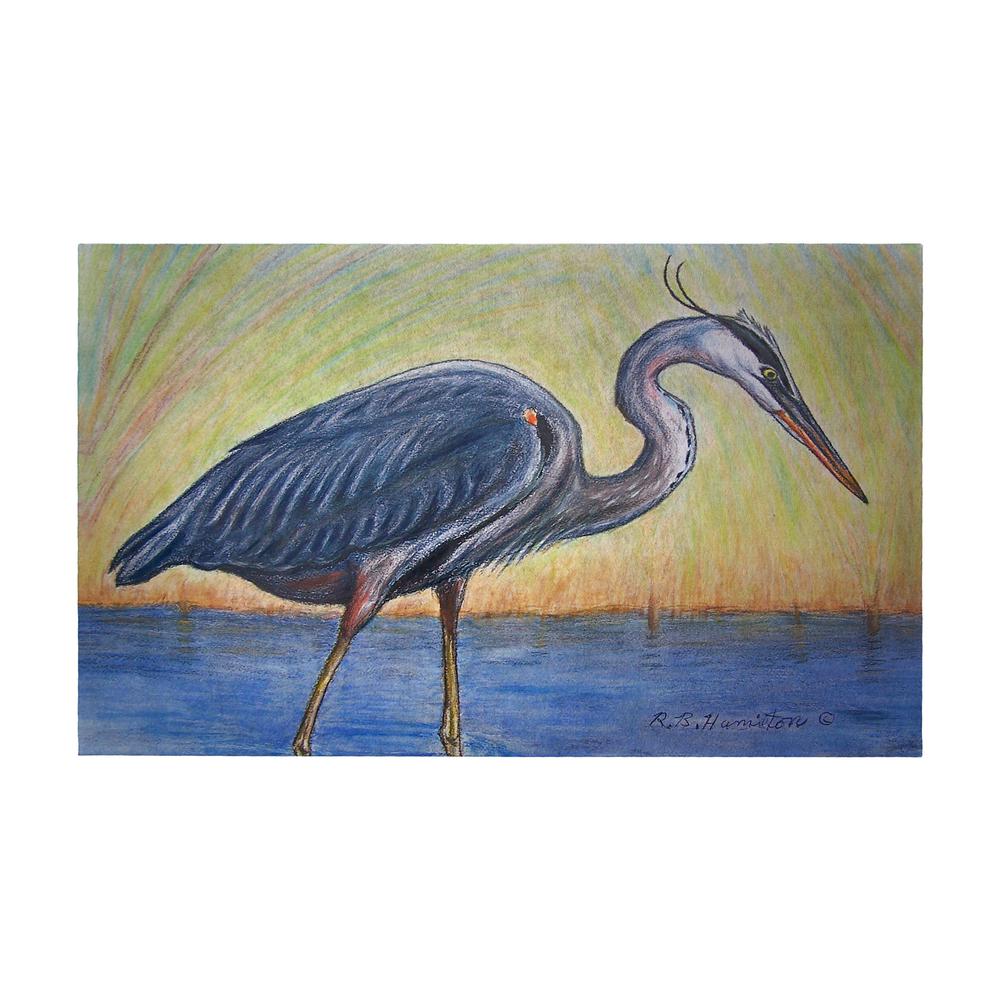 Blue Heron Door Mat 30x50
