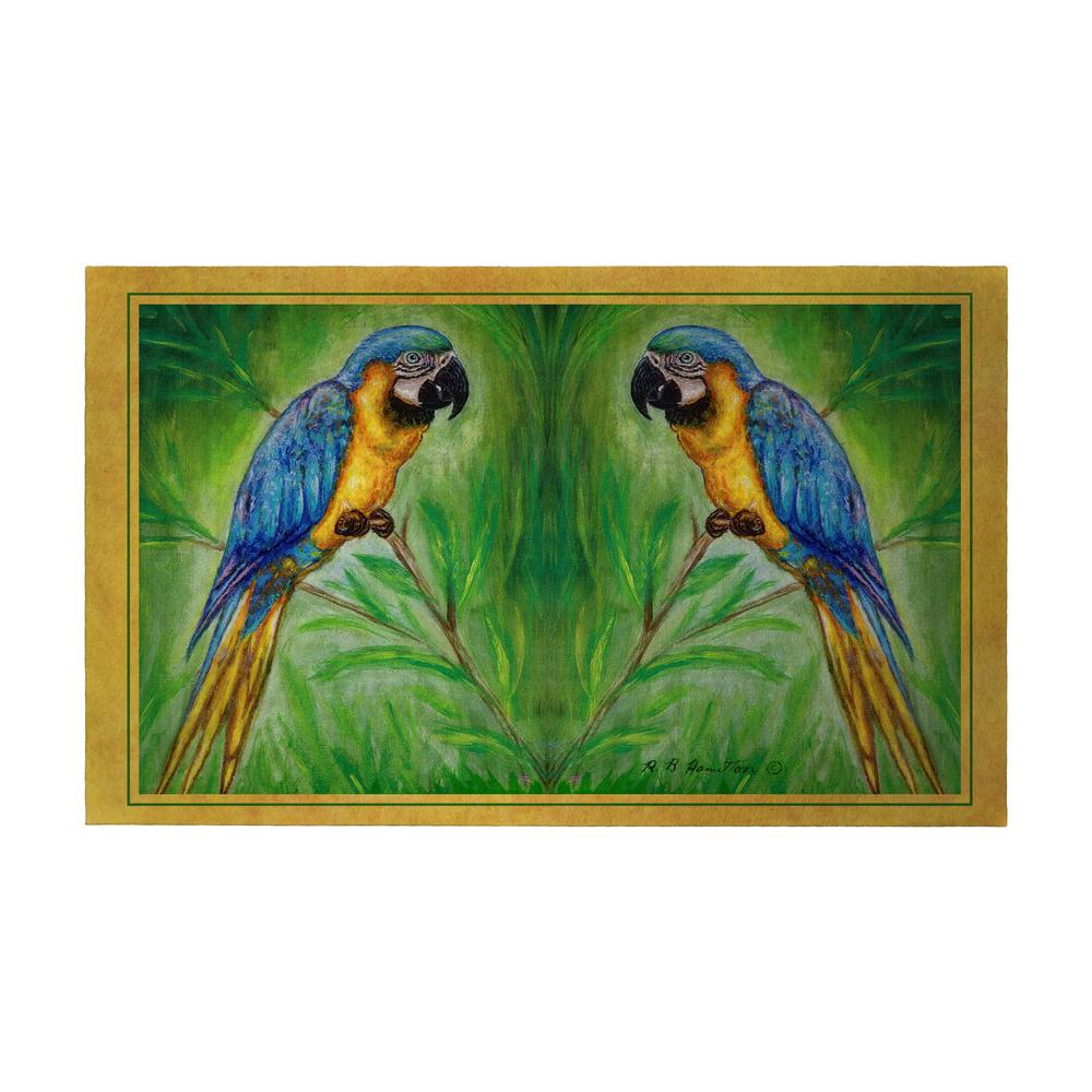 Blue Macaw Door Mat 30x50