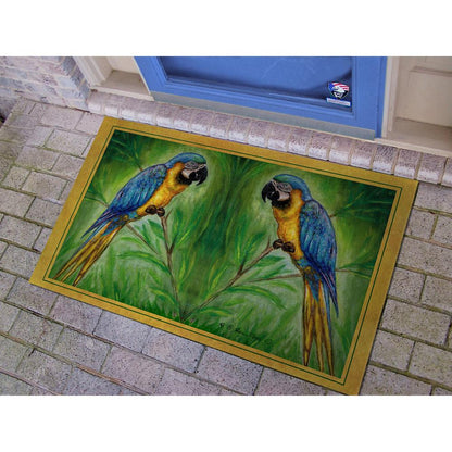 Blue Macaw Door Mat 30x50