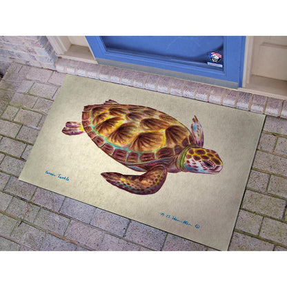 Green Sea Turtle Door Mat 30x50