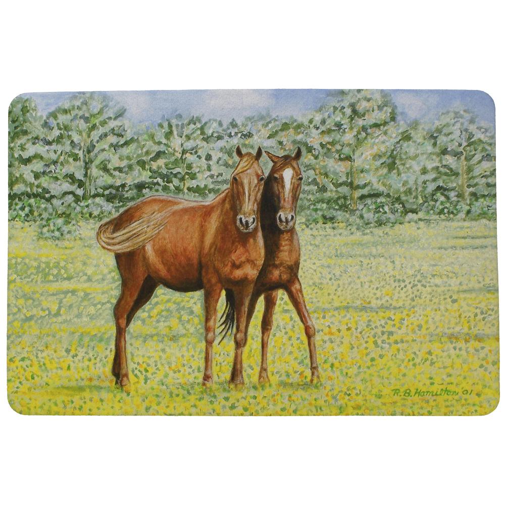 Horses Door Mat 18x26