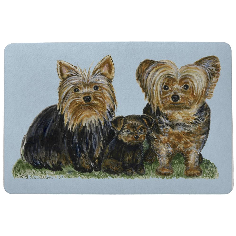 Yorkies Door Mat 18x26